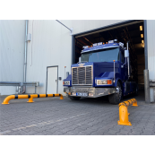 Truck pull in assist | hot-dip galvanized | straight,total length: approx. 3600 mm